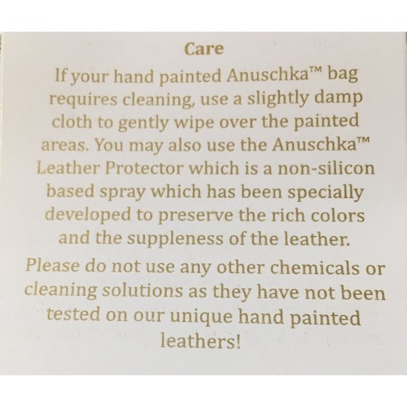 Anuschka NEVER USED Handpaint Leather Asymmetric Cross Body Abstract - Picture 12 of 12